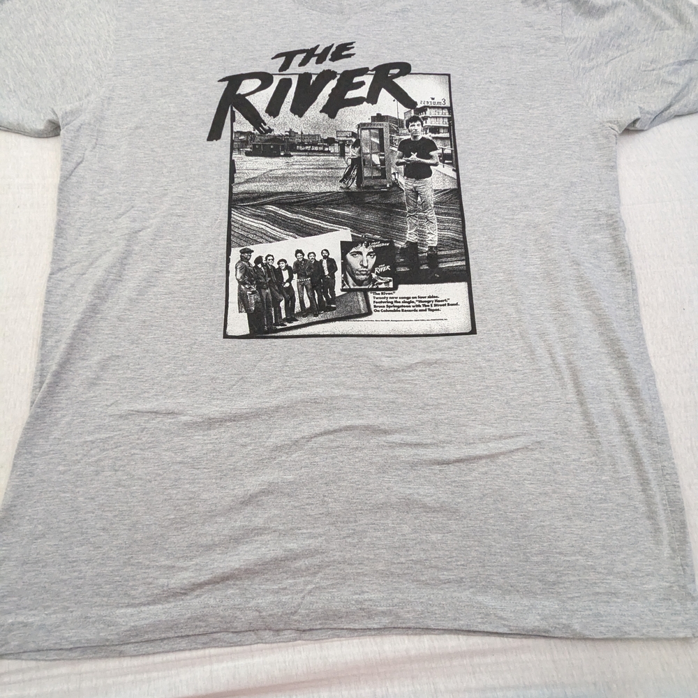 Bruce Springsteen & The E Street Band The River Grey T-Shirt 2XL